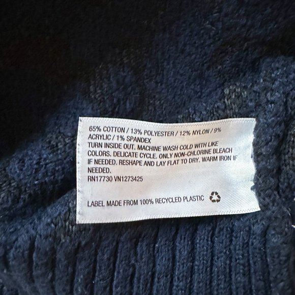 Universal Thread Sweater Leopard Print Blue Black (Size Medium) - Picture 7 of 7